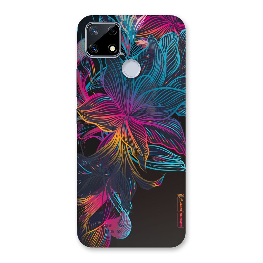 Multi-Colour Flowers Back Case for Realme Narzo 20
