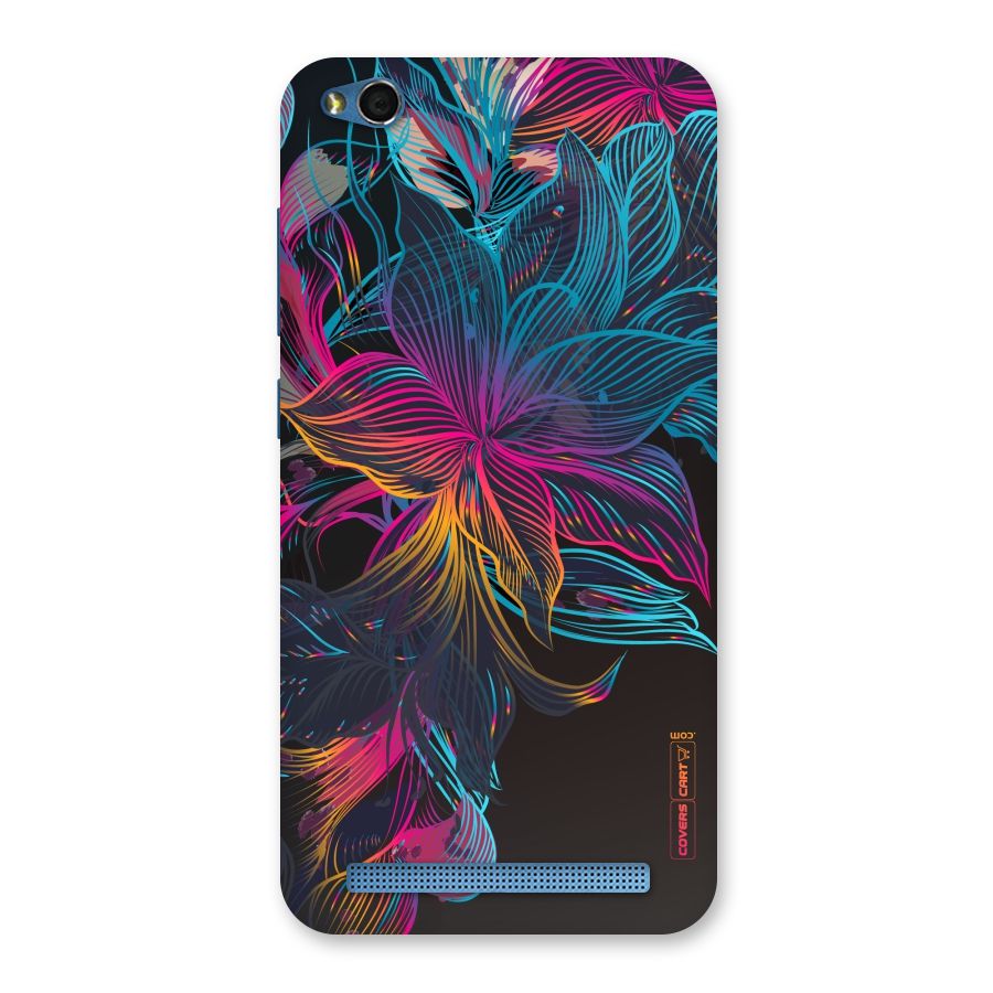 Multi-Colour Flowers Back Case for Redmi 5A