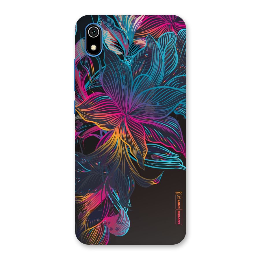 Multi-Colour Flowers Back Case for Redmi 7A