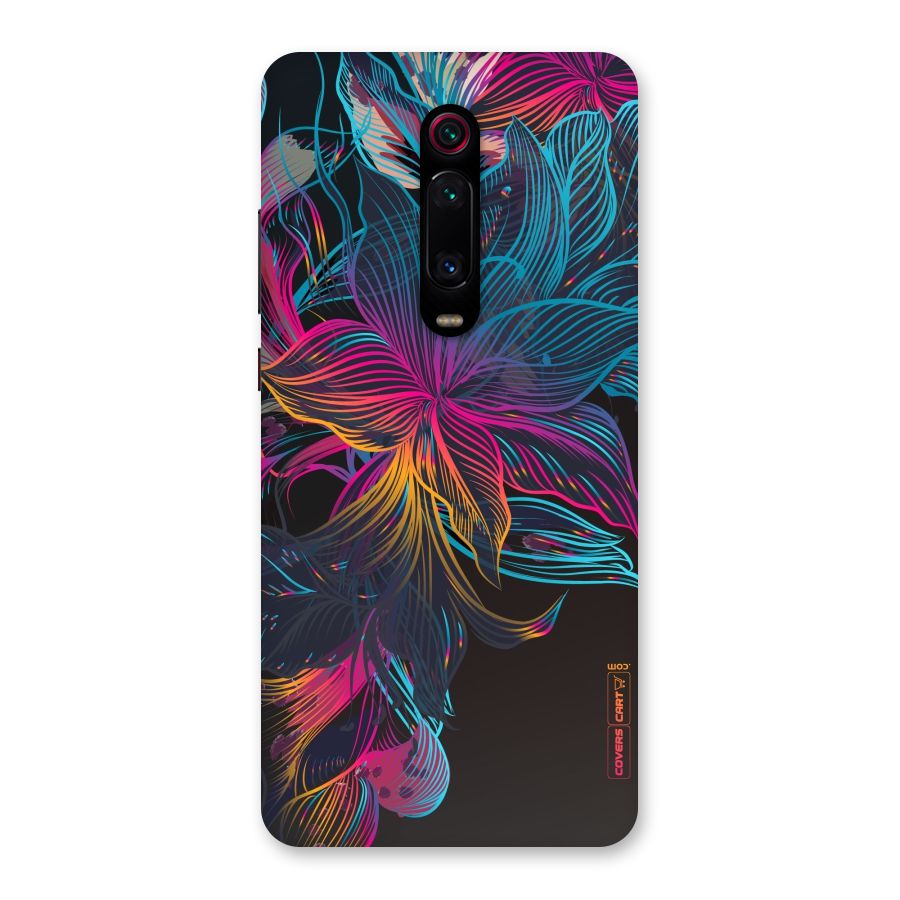 Multi-Colour Flowers Back Case for Redmi K20 Pro