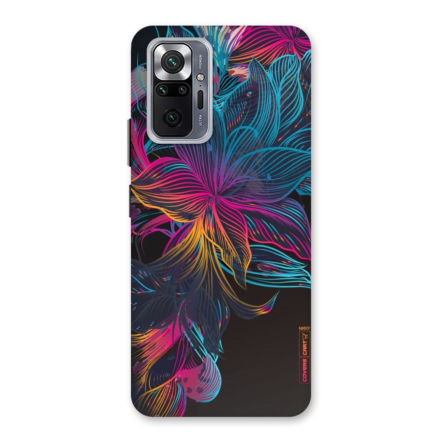 Multi-Colour Flowers Back Case for Redmi Note 10 Pro Max