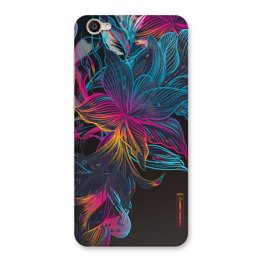Multi-Colour Flowers Back Case for Vivo Y55s