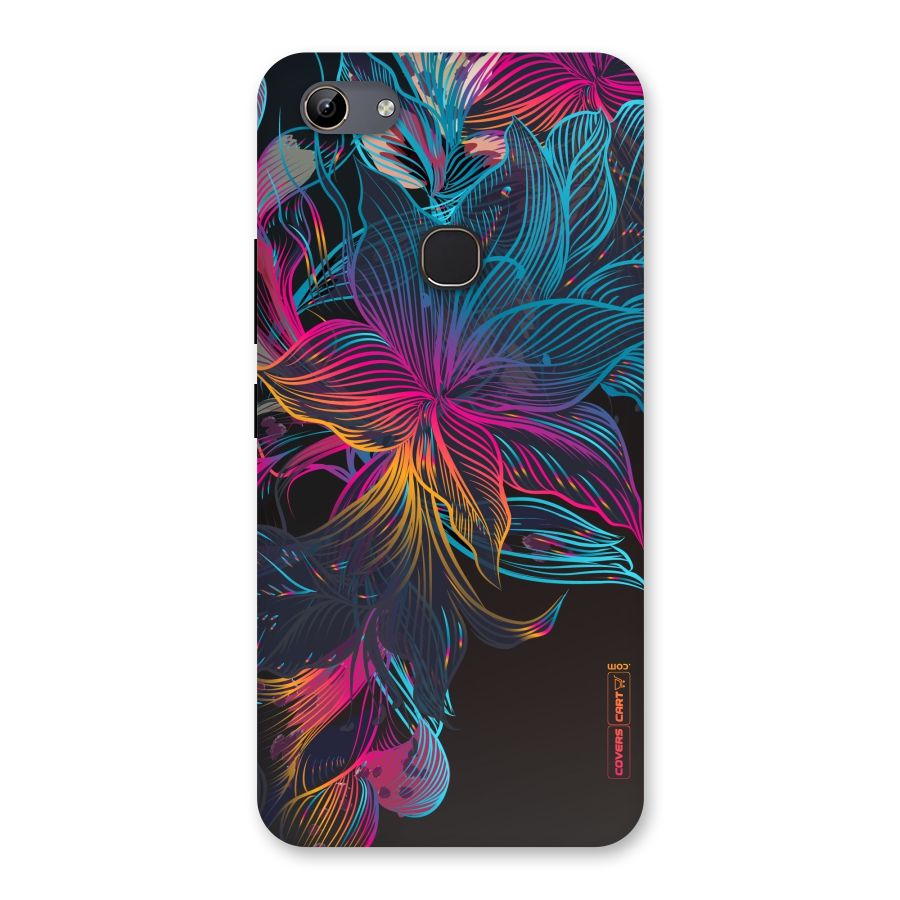 Multi-Colour Flowers Back Case for Vivo Y81
