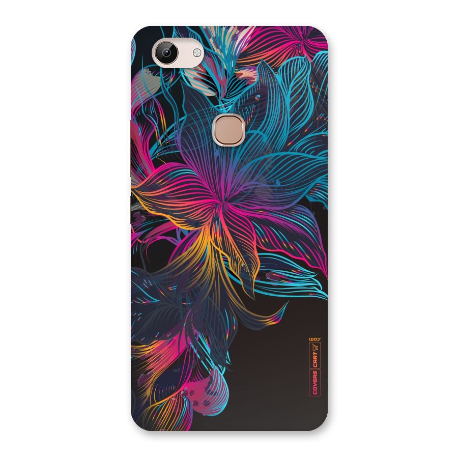 Multi-Colour Flowers Back Case for Vivo Y83