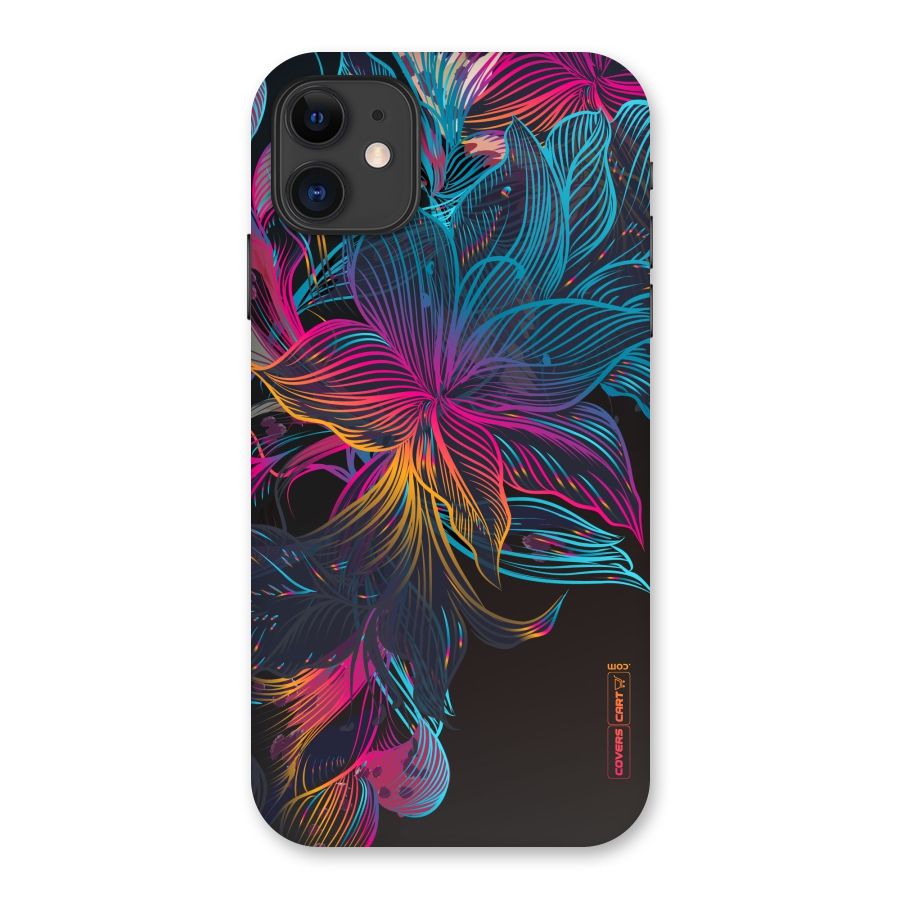 Multi-Colour Flowers Back Case for iPhone 11