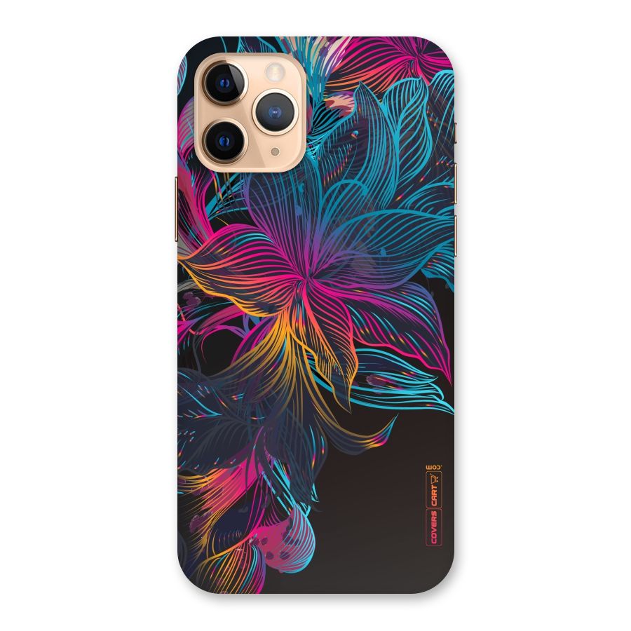 Multi-Colour Flowers Back Case for iPhone 11 Pro