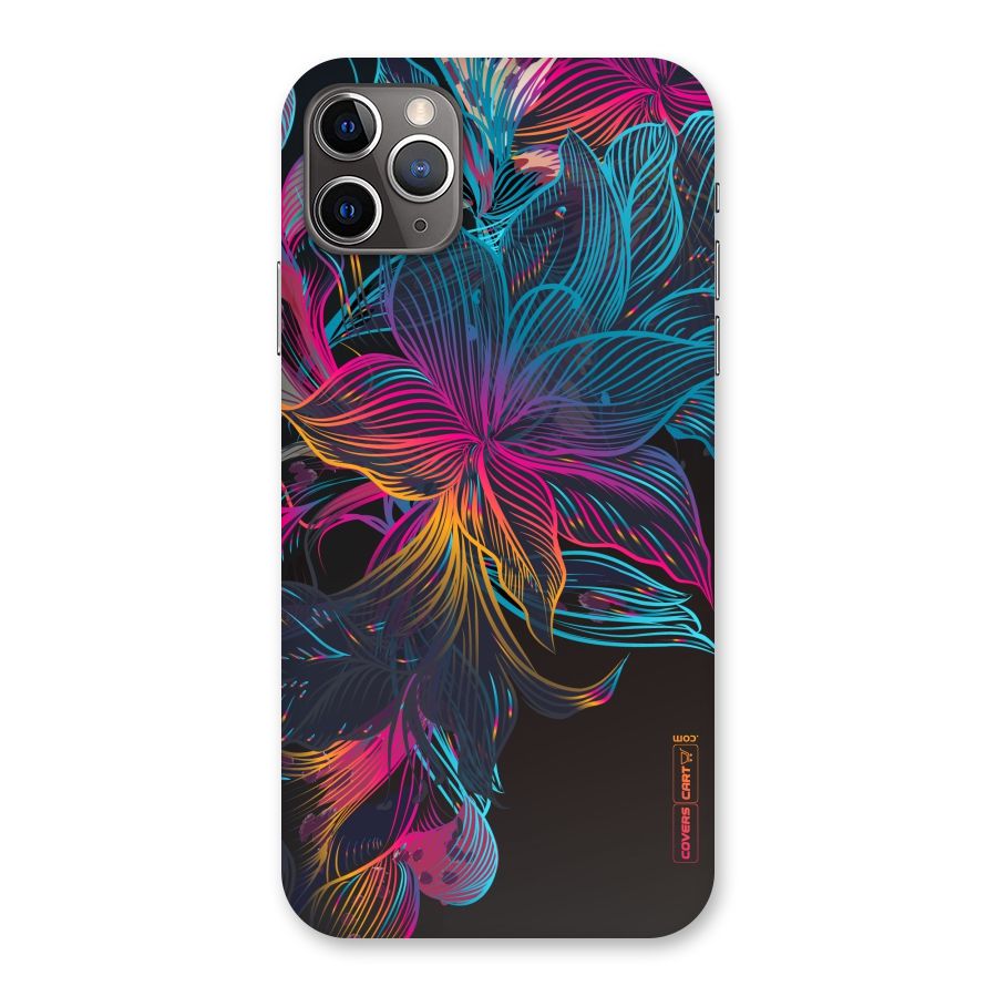 Multi-Colour Flowers Back Case for iPhone 11 Pro Max