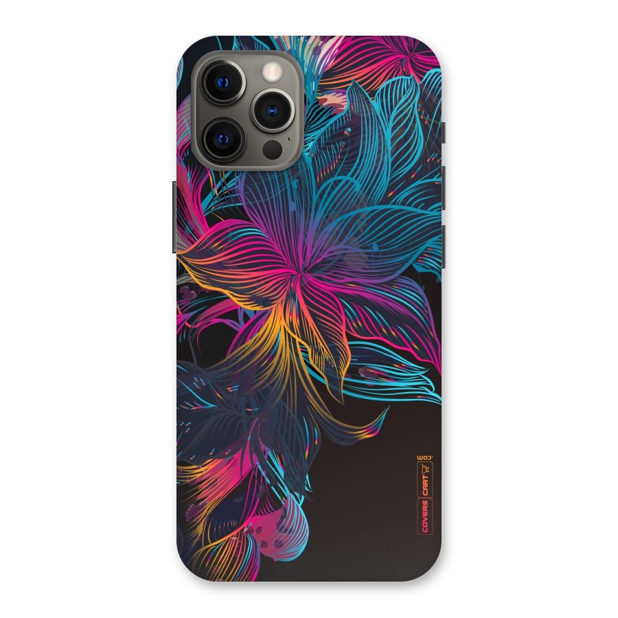 Multi-Colour Flowers Back Case for iPhone 12 Pro Max