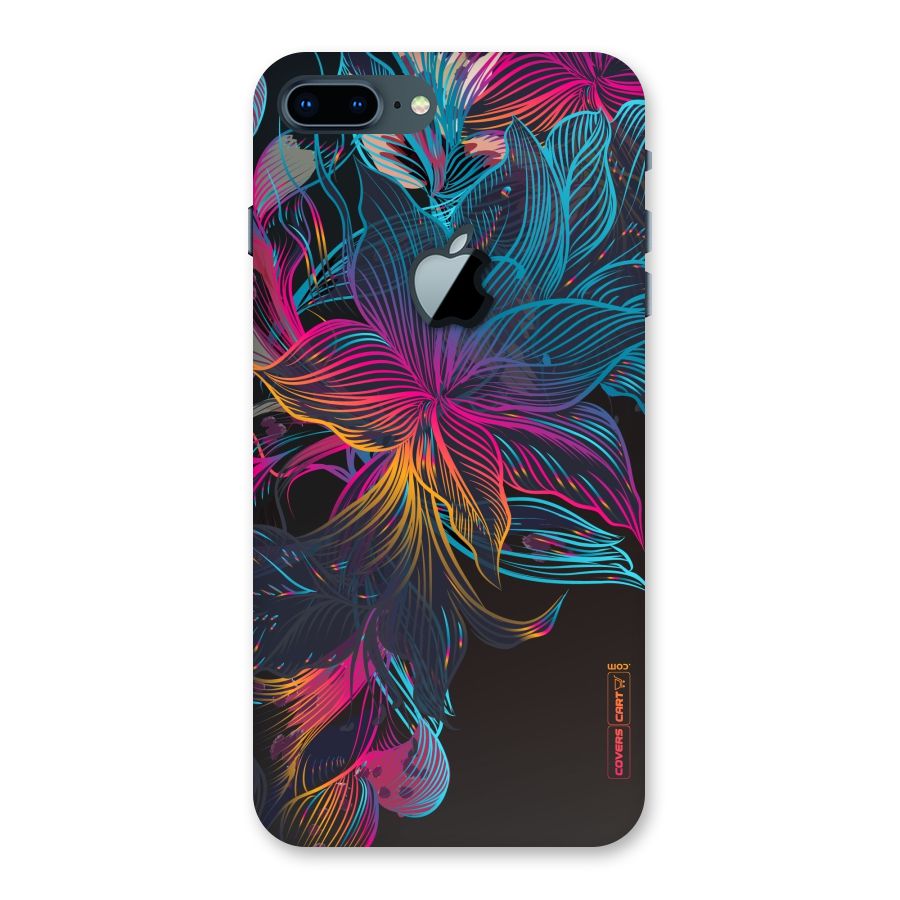 Multi-Colour Flowers Back Case for iPhone 7 Plus Apple Cut