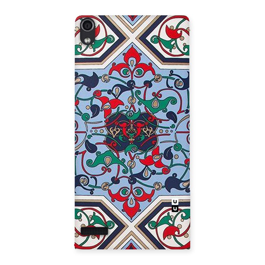 Multi Block Pattern Back Case for Ascend P6