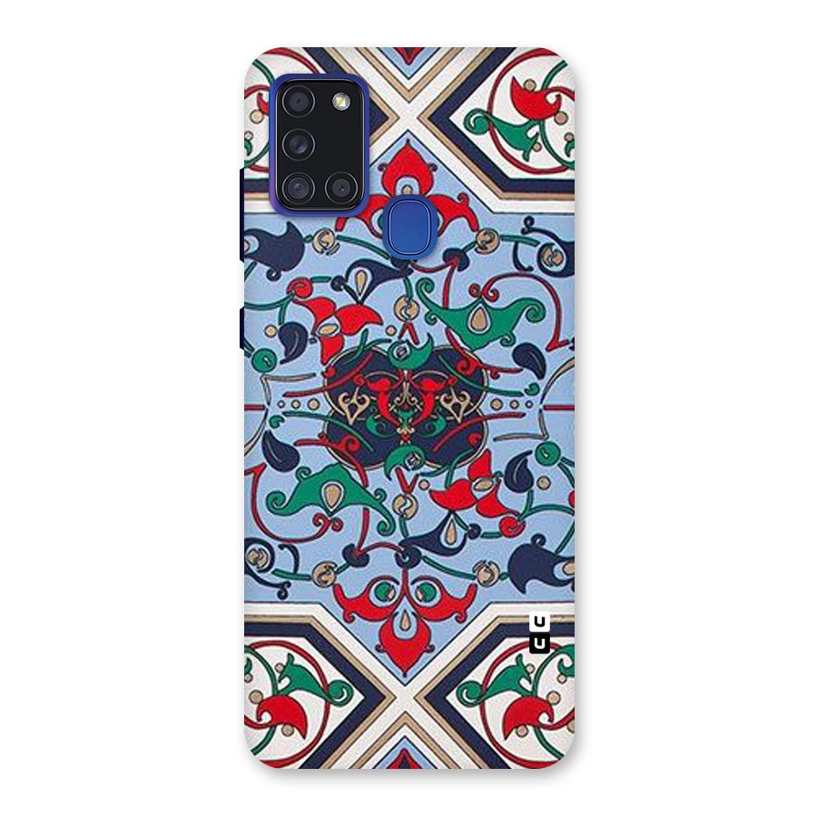 Multi Block Pattern Back Case for Galaxy A21s