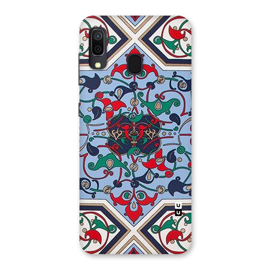 Multi Block Pattern Back Case for Galaxy A30