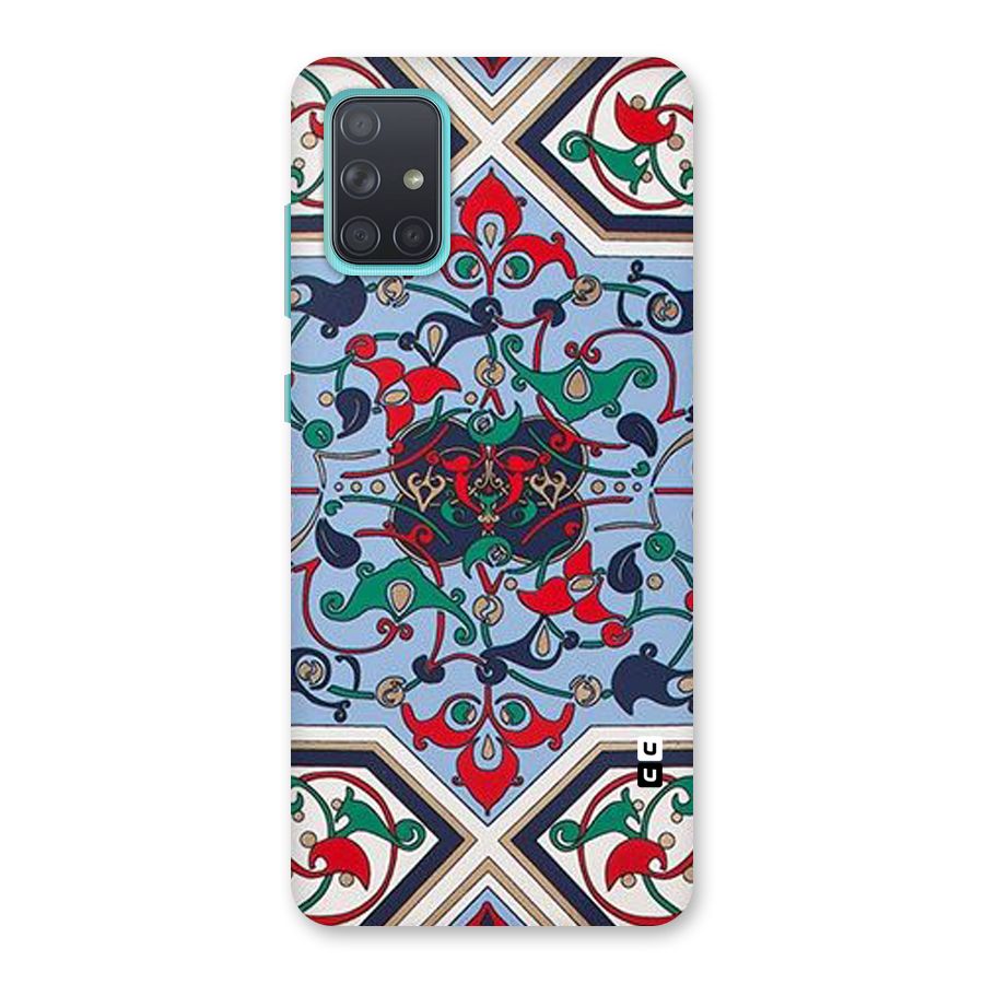 Multi Block Pattern Back Case for Galaxy A71
