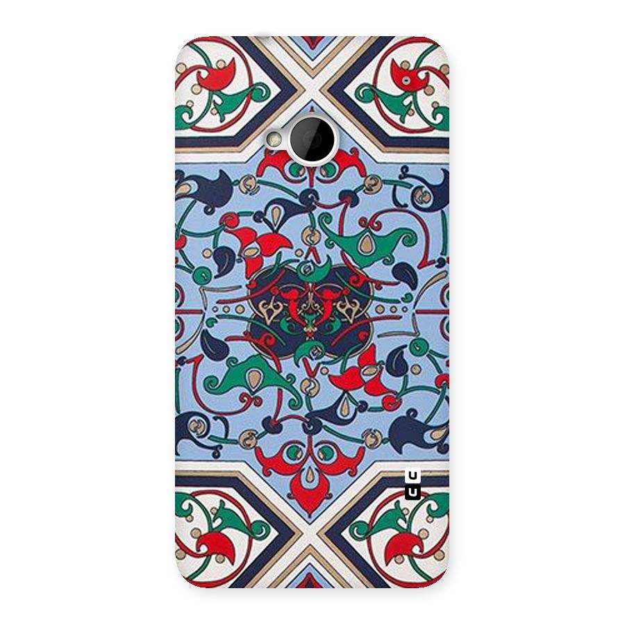 Multi Block Pattern Back Case for HTC One M7