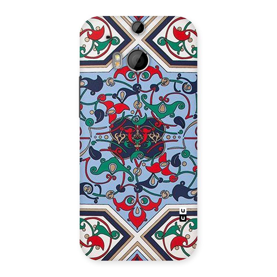 Multi Block Pattern Back Case for HTC One M8