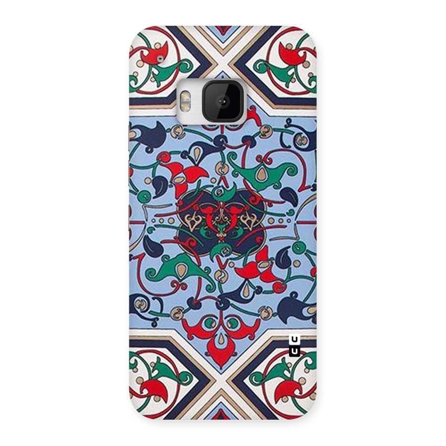 Multi Block Pattern Back Case for HTC One M9