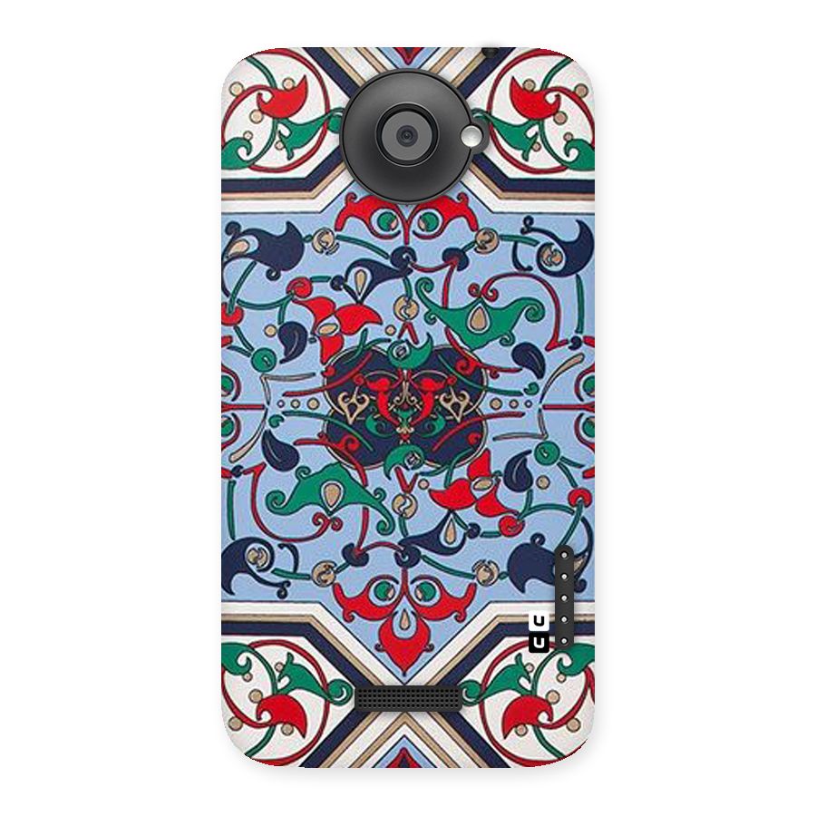 Multi Block Pattern Back Case for HTC One X