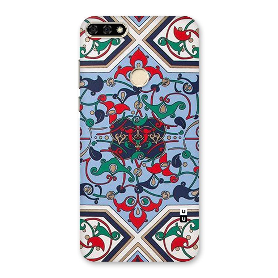Multi Block Pattern Back Case for Honor 7A