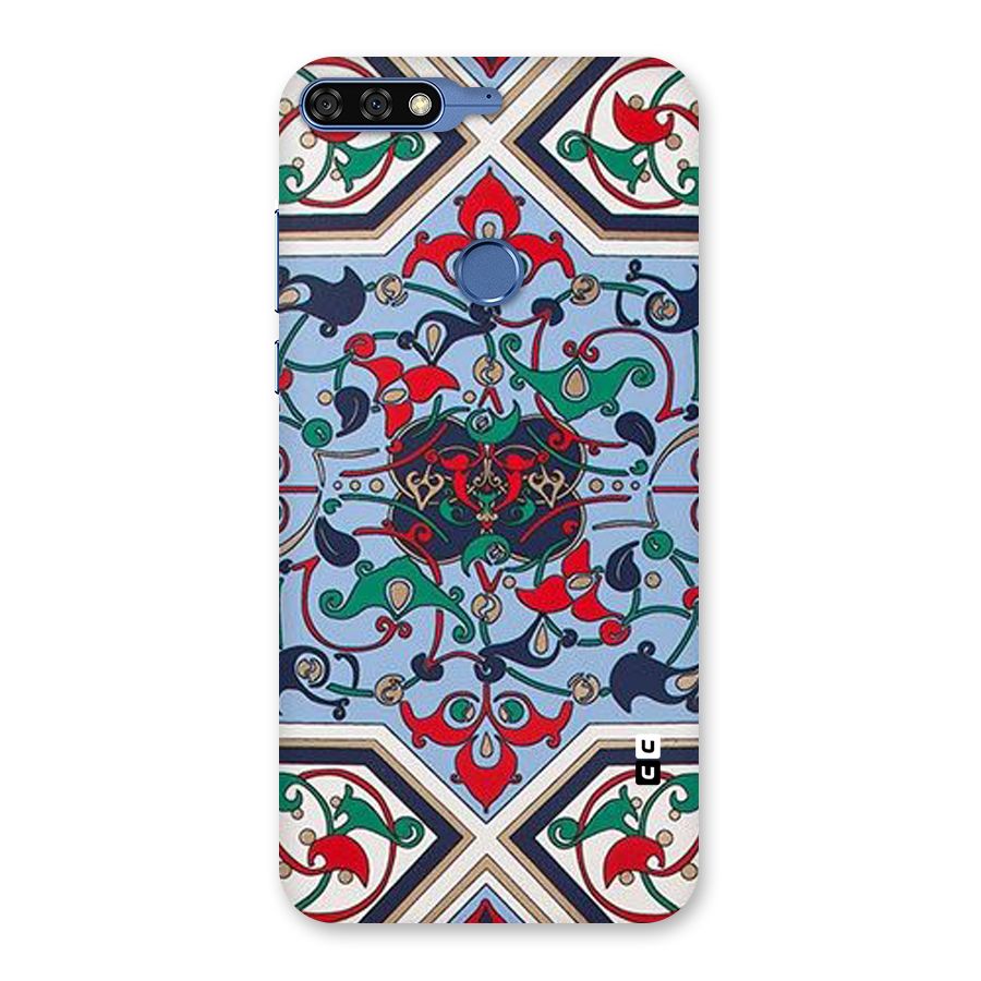 Multi Block Pattern Back Case for Honor 7C