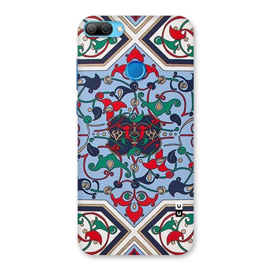 Multi Block Pattern Back Case for Honor 9N