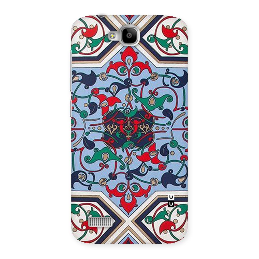 Multi Block Pattern Back Case for Honor Holly