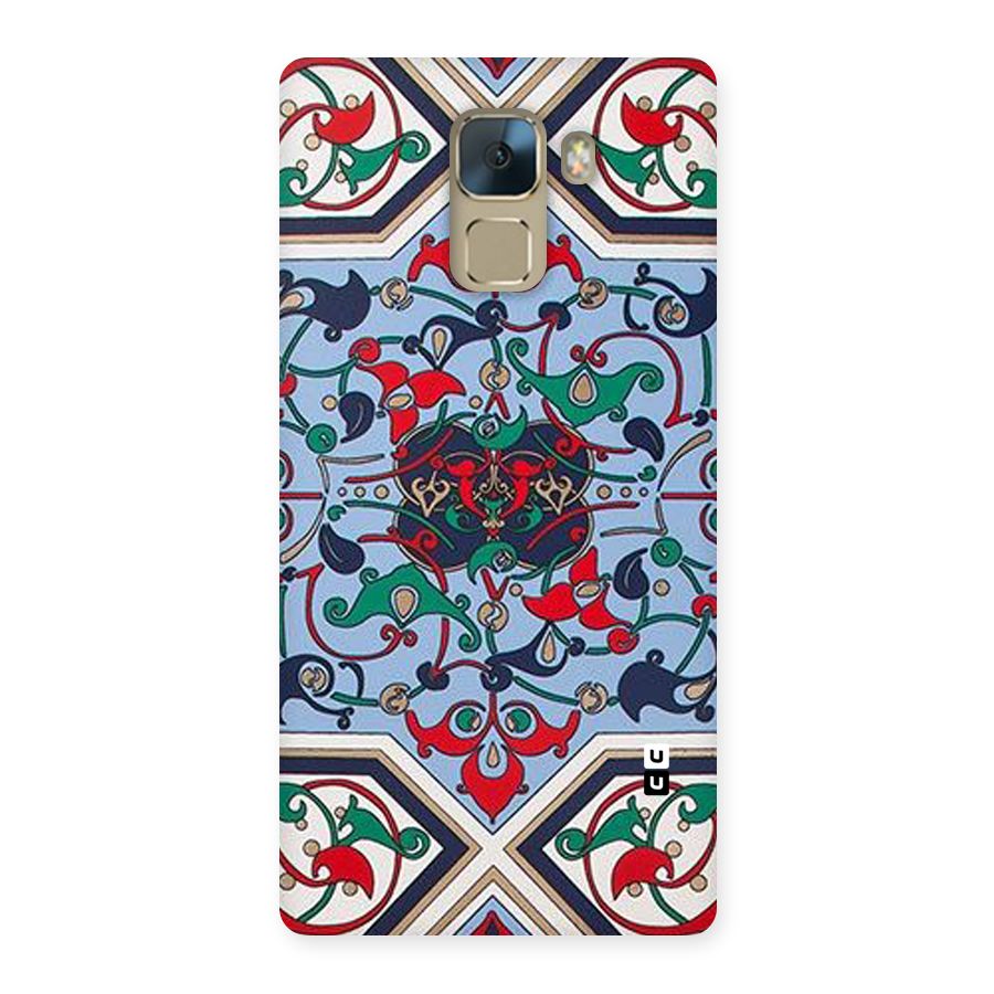 Multi Block Pattern Back Case for Huawei Honor 7