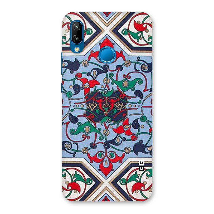 Multi Block Pattern Back Case for Huawei P20 Lite
