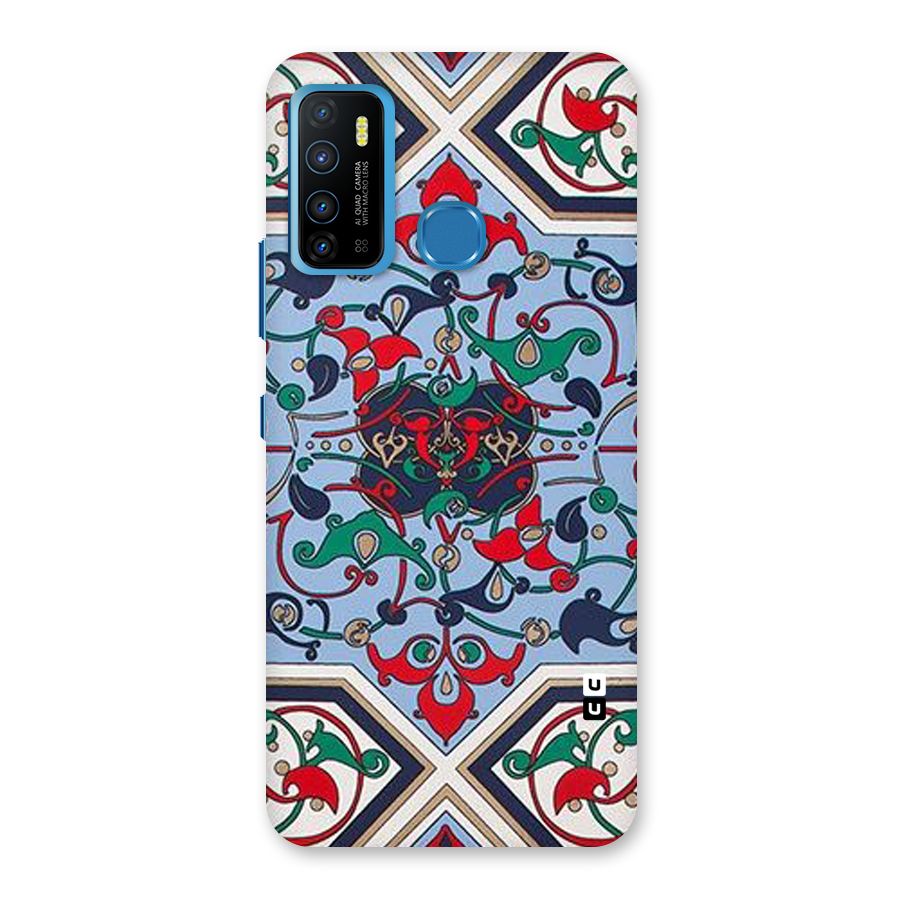 Multi Block Pattern Back Case for Infinix Hot 9