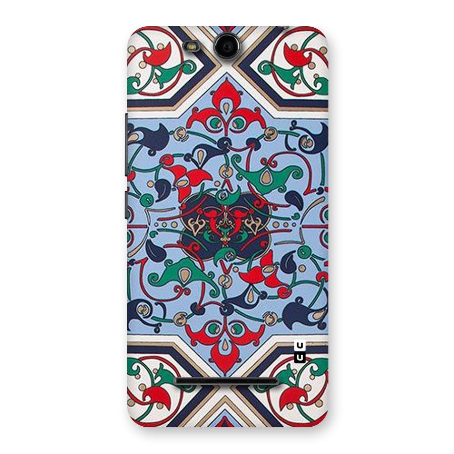 Multi Block Pattern Back Case for Micromax Canvas Juice 3 Q392