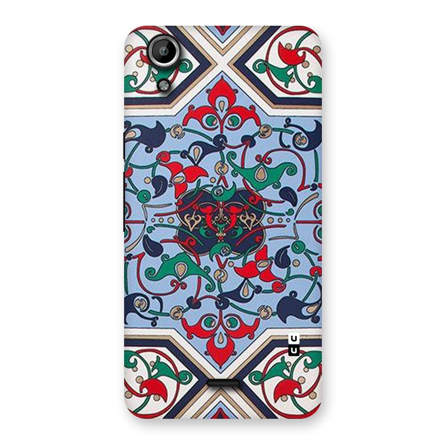 Multi Block Pattern Back Case for Micromax Canvas Selfie Lens Q345