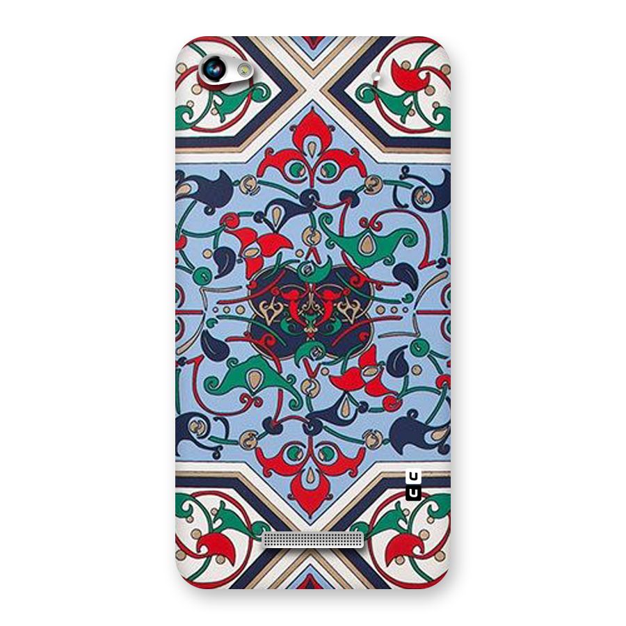 Multi Block Pattern Back Case for Micromax Hue 2