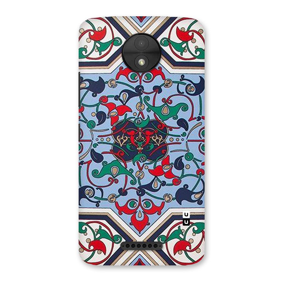 Multi Block Pattern Back Case for Moto C