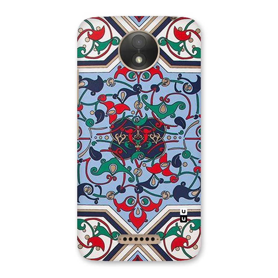 Multi Block Pattern Back Case for Moto C Plus