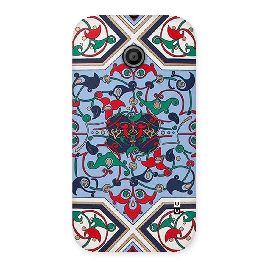 Multi Block Pattern Back Case for Moto E