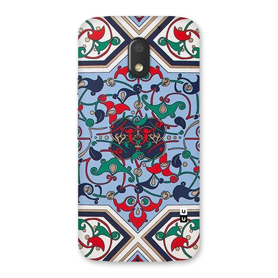 Multi Block Pattern Back Case for Moto E3 Power