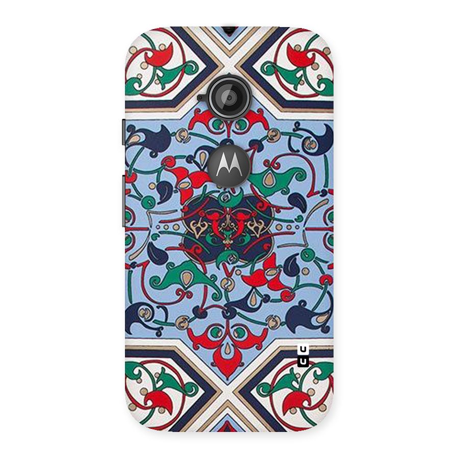 Multi Block Pattern Back Case for Moto E 2nd Gen