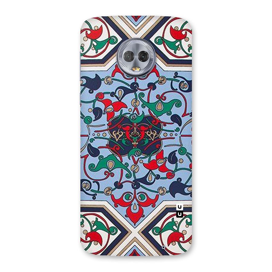 Multi Block Pattern Back Case for Moto G6 Plus