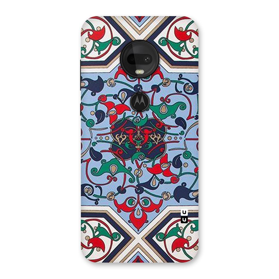 Multi Block Pattern Back Case for Moto G7