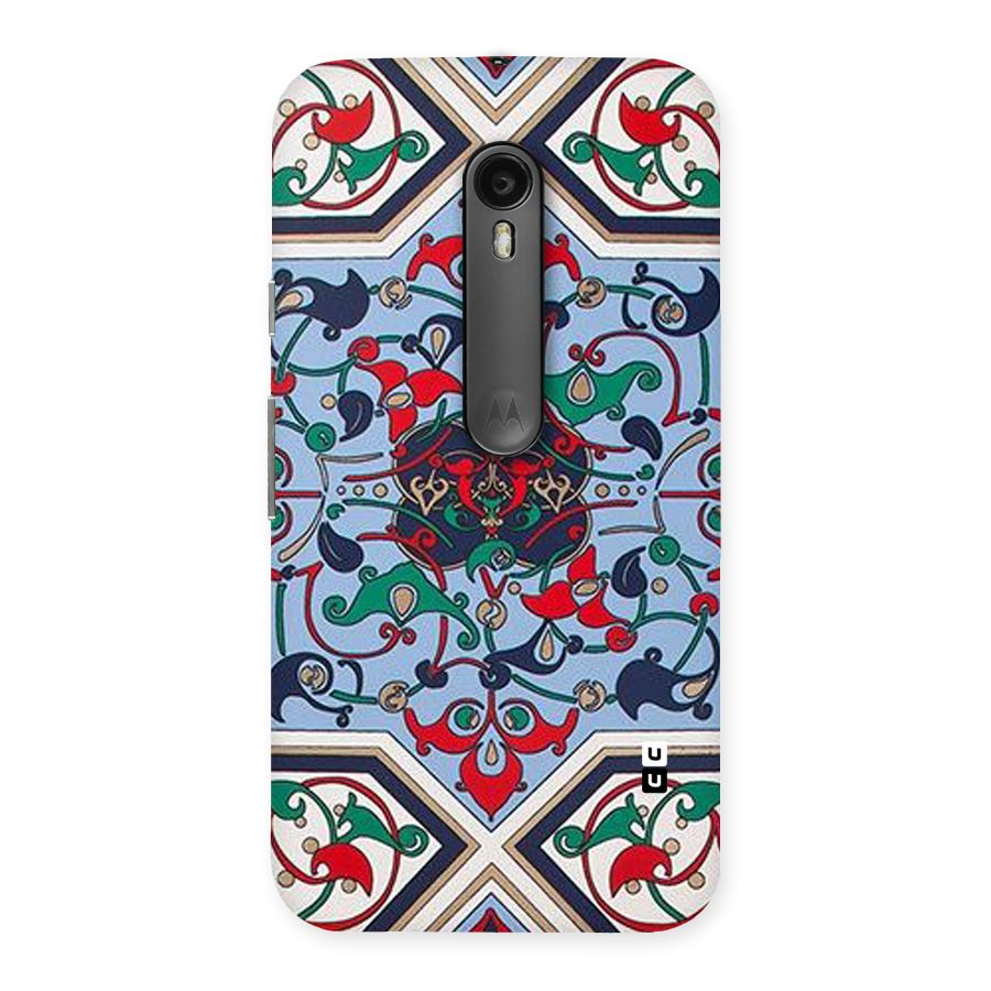 Multi Block Pattern Back Case for Moto G Turbo