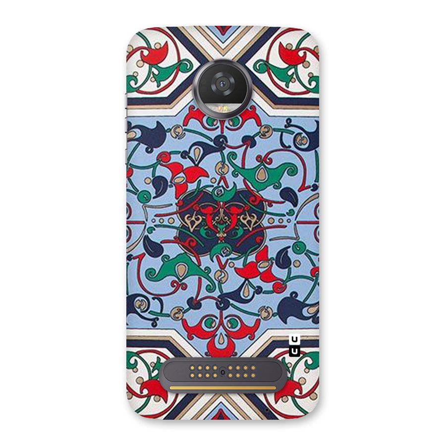 Multi Block Pattern Back Case for Moto Z2 Play