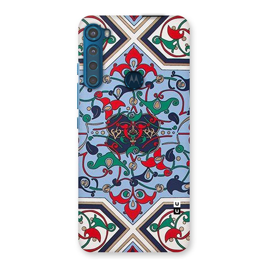 Multi Block Pattern Back Case for Motorola One Fusion Plus
