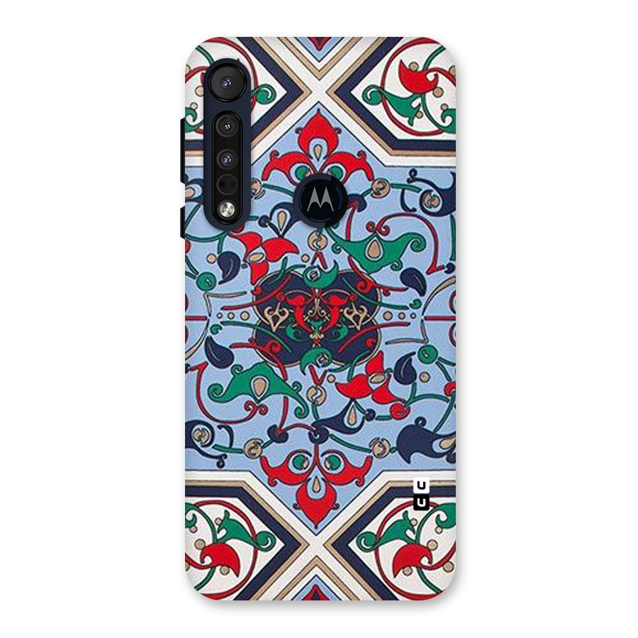 Multi Block Pattern Back Case for Motorola One Macro