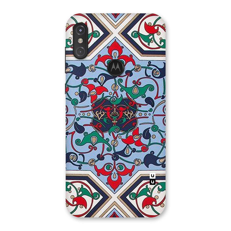 Multi Block Pattern Back Case for Motorola One Power