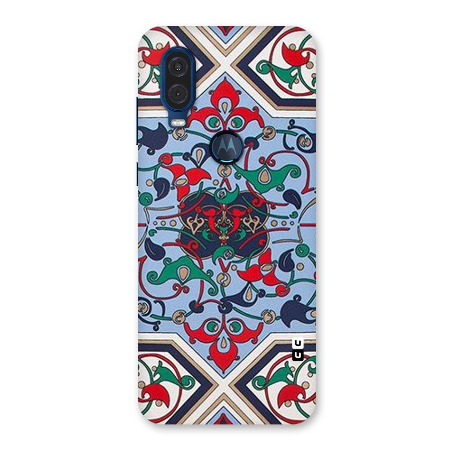 Multi Block Pattern Back Case for Motorola One Vision