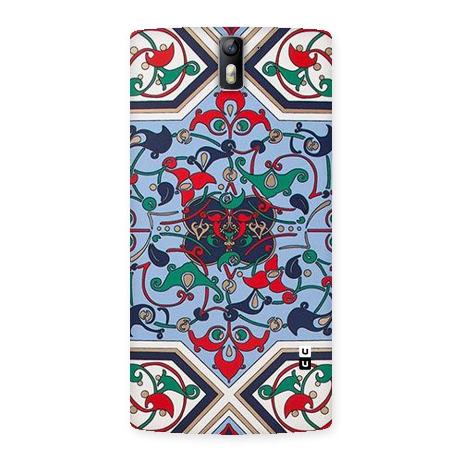 Multi Block Pattern Back Case for One Plus One