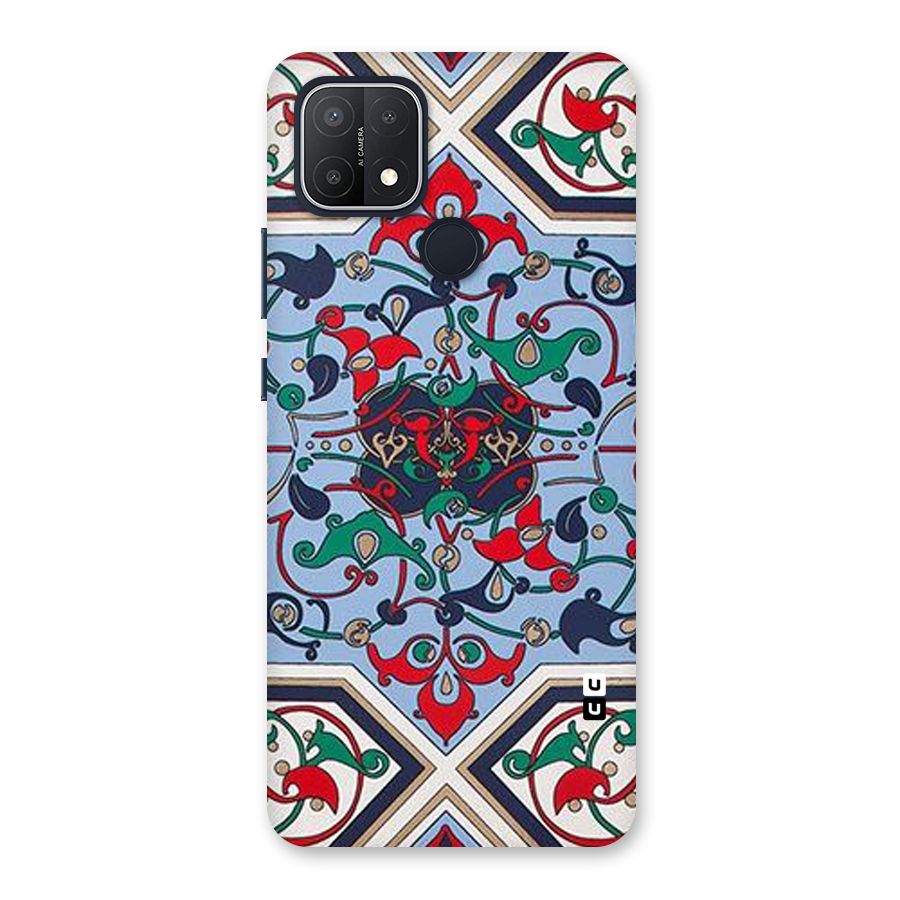 Multi Block Pattern Back Case for Oppo A15