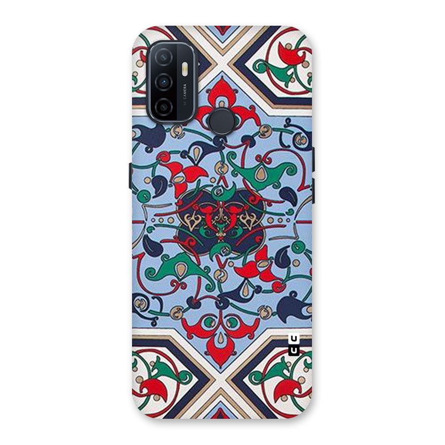 Multi Block Pattern Back Case for Oppo A32