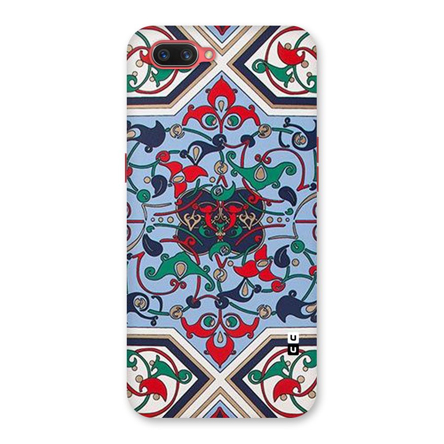Multi Block Pattern Back Case for Oppo A3s