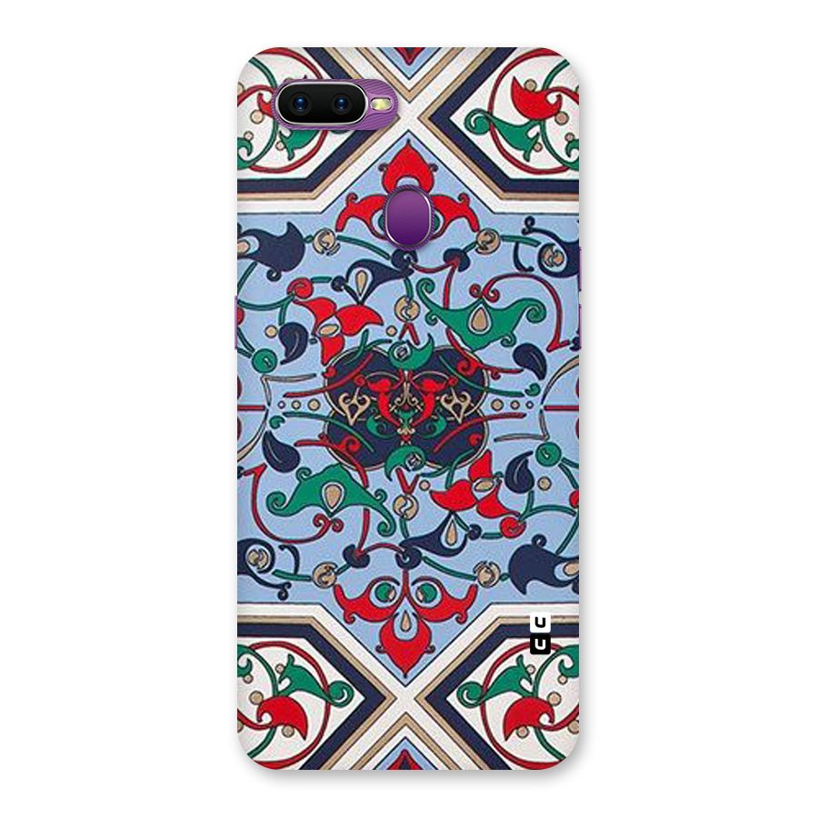 Multi Block Pattern Back Case for Oppo F9