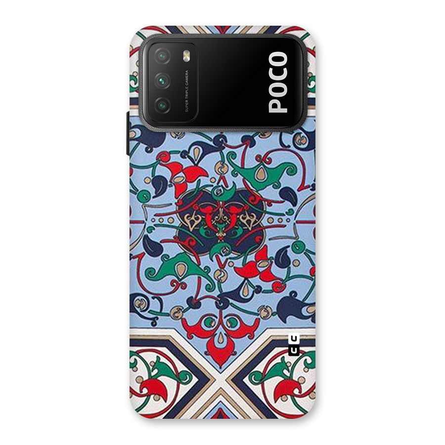 Multi Block Pattern Back Case for Poco M3
